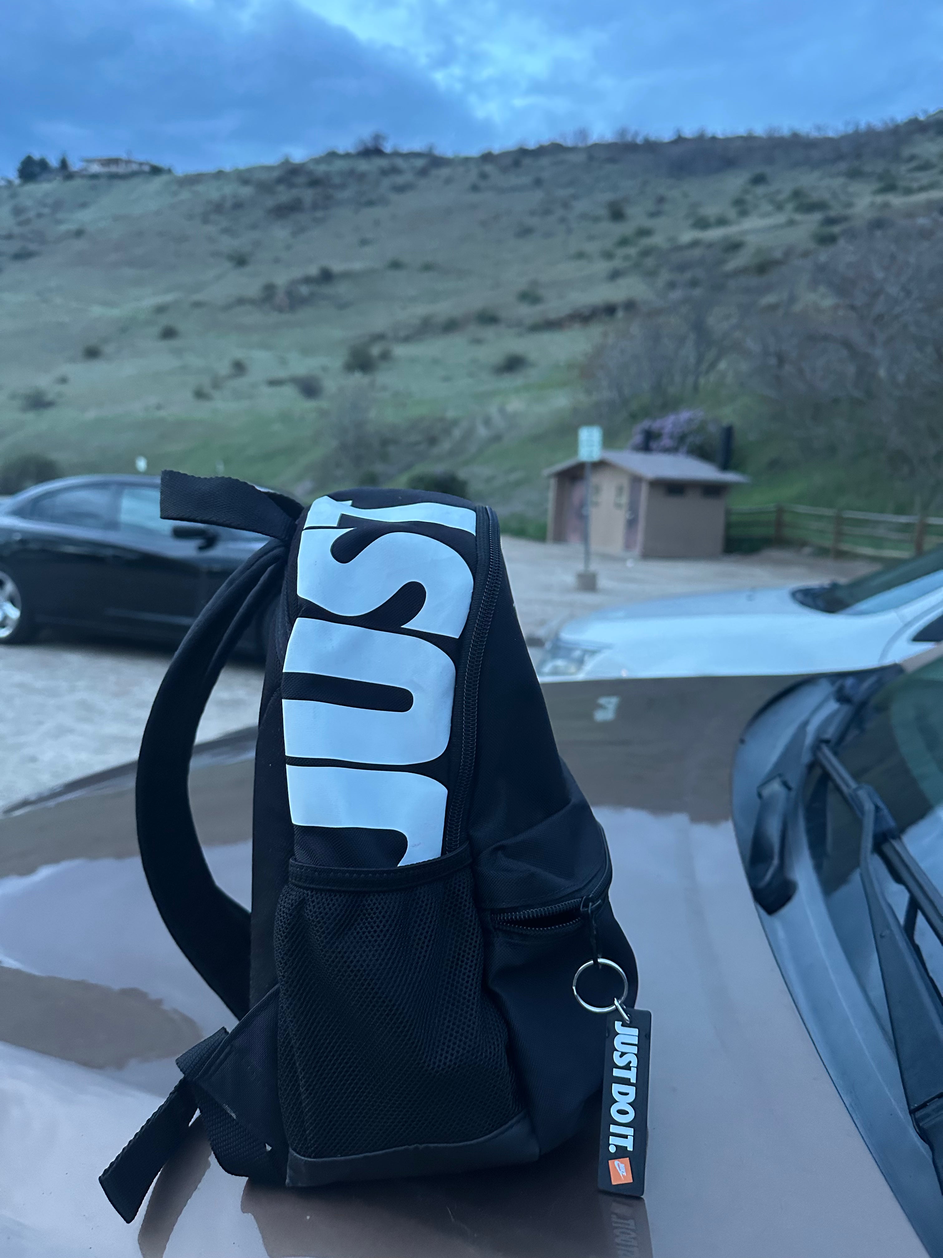 Nike Mini Backpack Black White - Like New