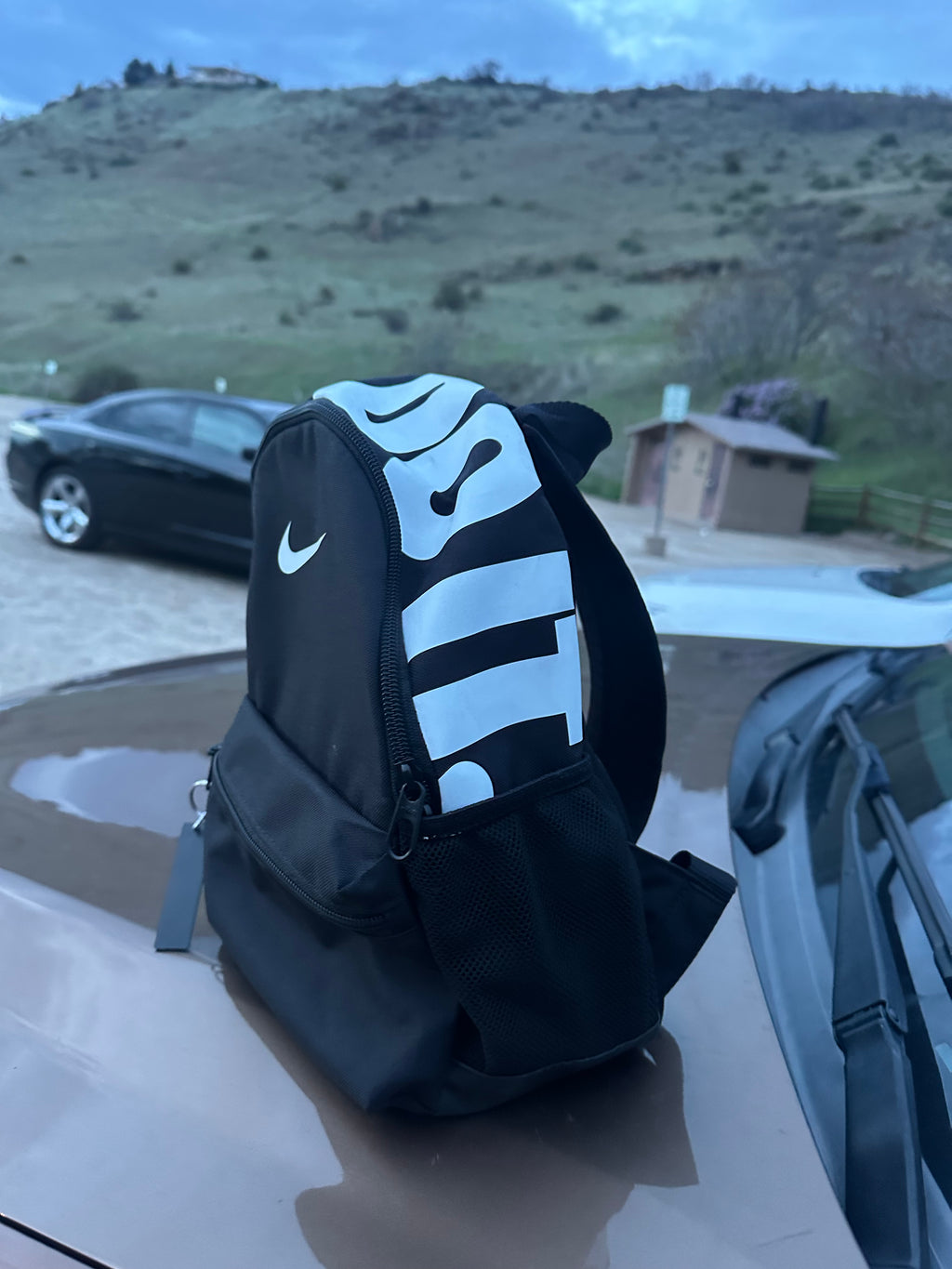 Nike Mini Backpack Black White - Like New
