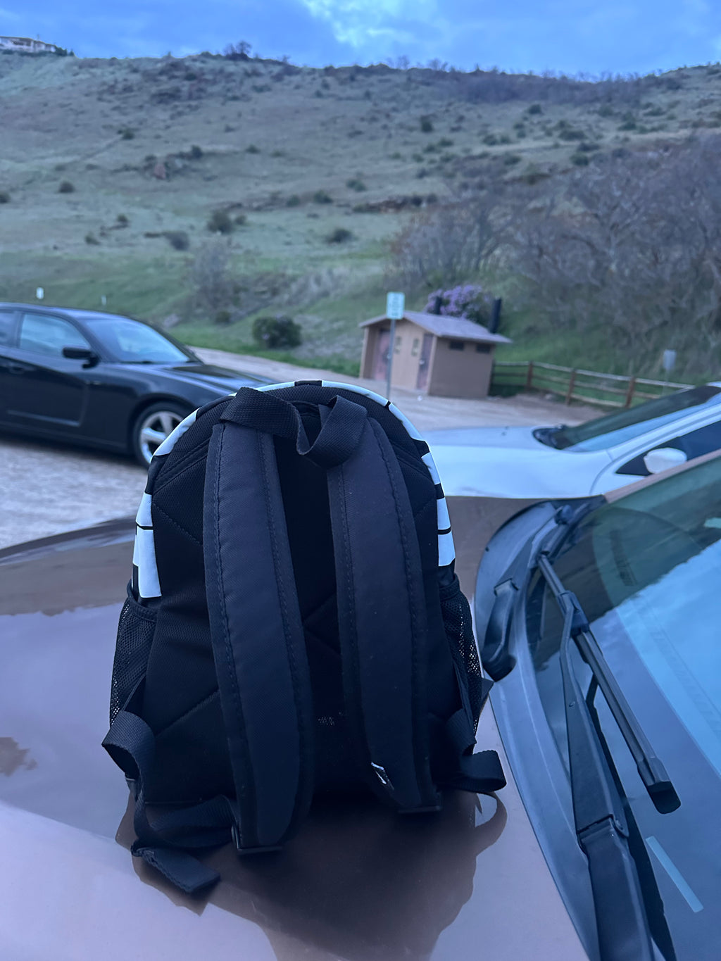 Nike Mini Backpack Black White - Like New